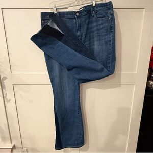 GAP 1969 Perfect Boot High Rise Jeans with Side Slits - 35R